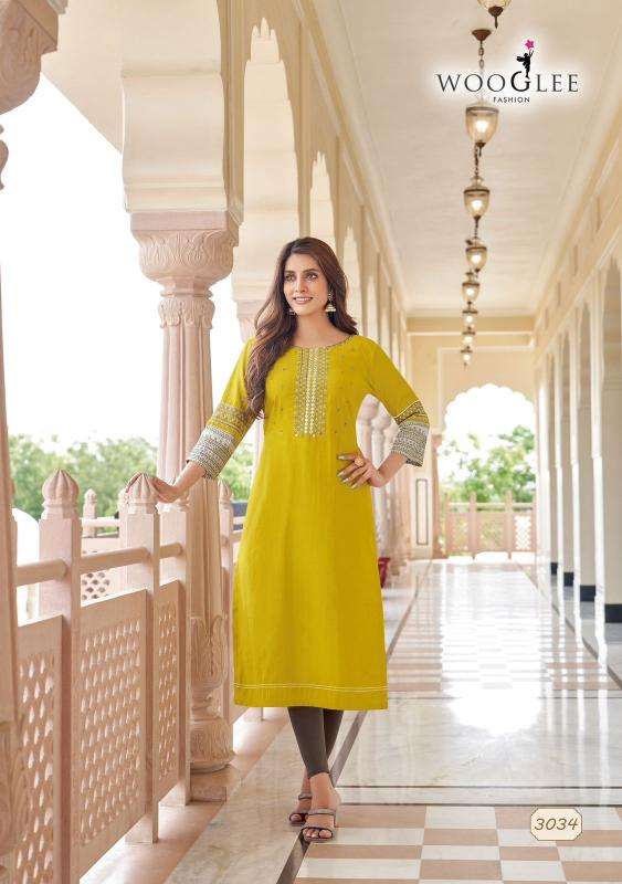 WOOGLEE Salonee Vol 7 Kurti manufacturers in Gujarat