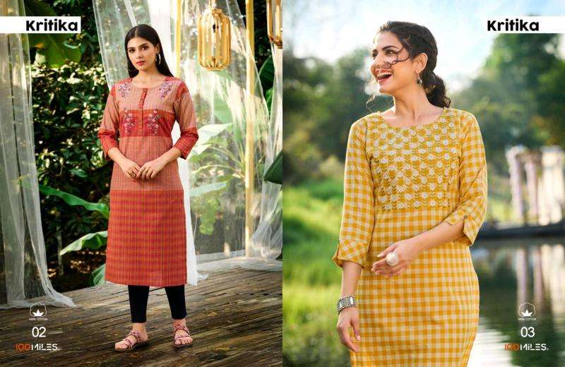 100 Miles Kritika Surat Kurti factory