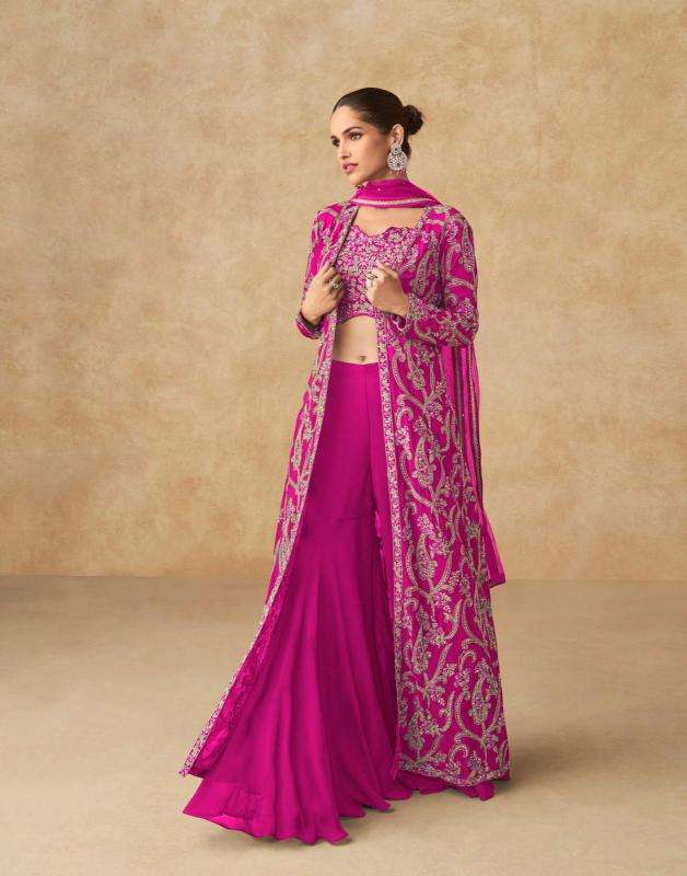 Aashirwad Purple Indo western manufacturers in Aurangabad