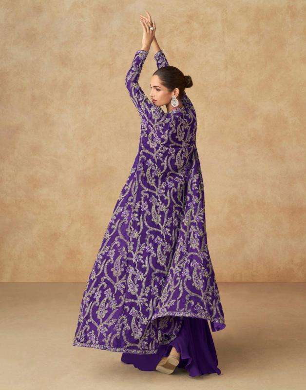 Aashirwad Purple Indo western manufacturers in Aurangabad