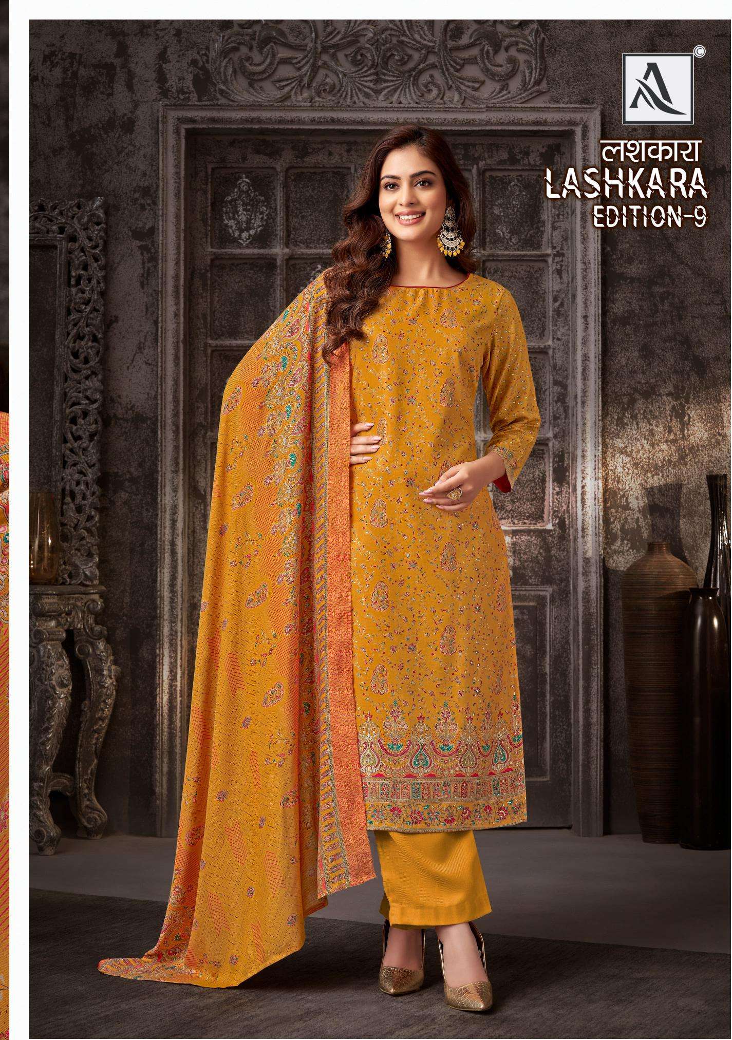 Alok Lashkara VOL 9 Surat dress material online