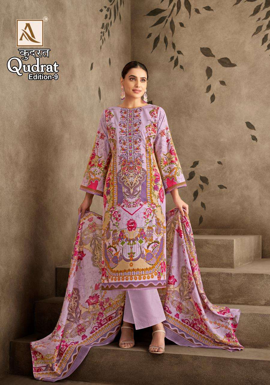 Alok Qudrat Vol 9 Affordable Dress Materials in Mumbai