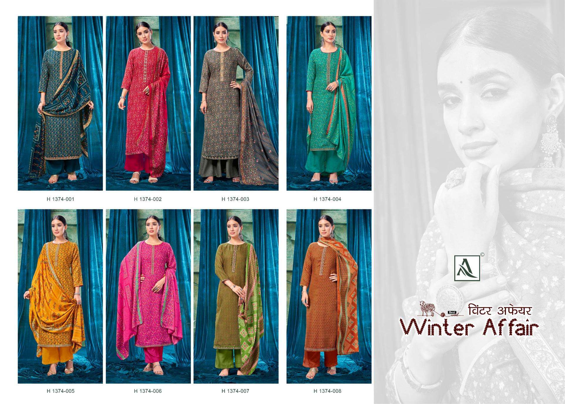 Alok Winter Affair Dress materials manufacturers in Mumbai