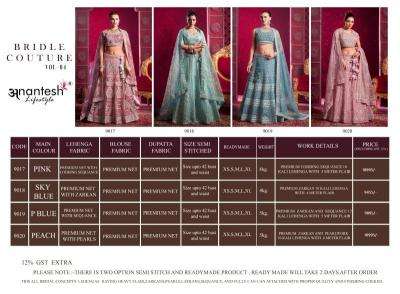 Anantesh Bridal Couture Vol 4 bridal lehenga choli manufacturer