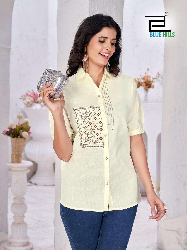 Blue Hills Nathalia ladies formal shirts suppliers in Mumbai