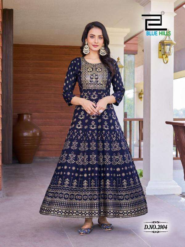 Blue Hills Pushpa 2 Kurti fabric dealers in Gujarat