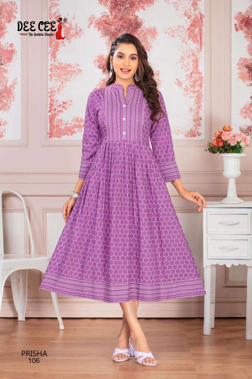 Deecee Prisha Kurtis at wholesale prices in Surat