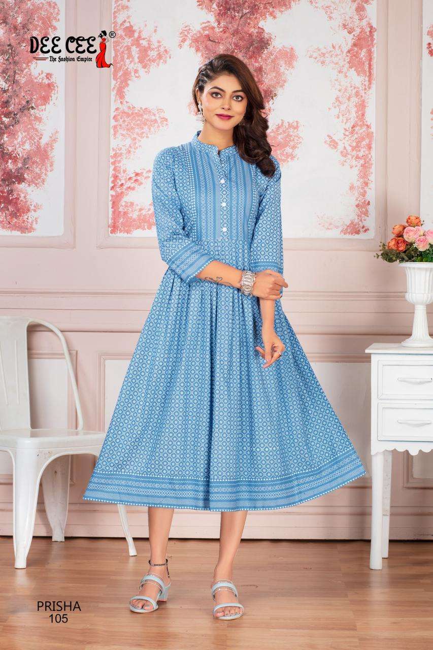 Deecee Prisha Kurtis at wholesale prices in Surat