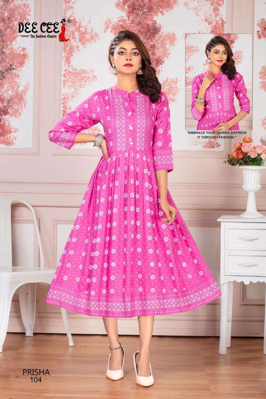 Deecee Prisha Kurtis at wholesale prices in Surat