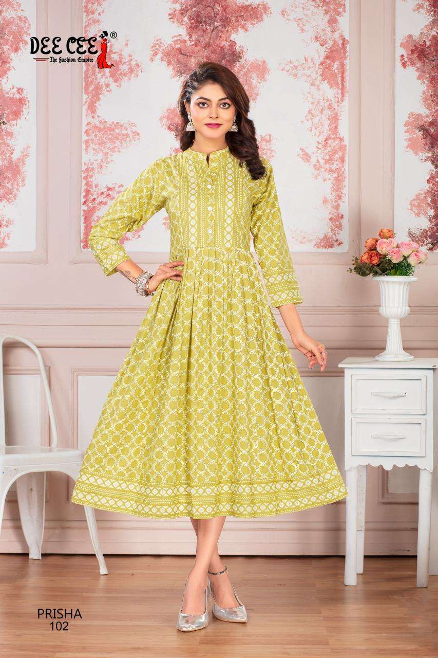 Deecee Prisha Kurtis at wholesale prices in Surat