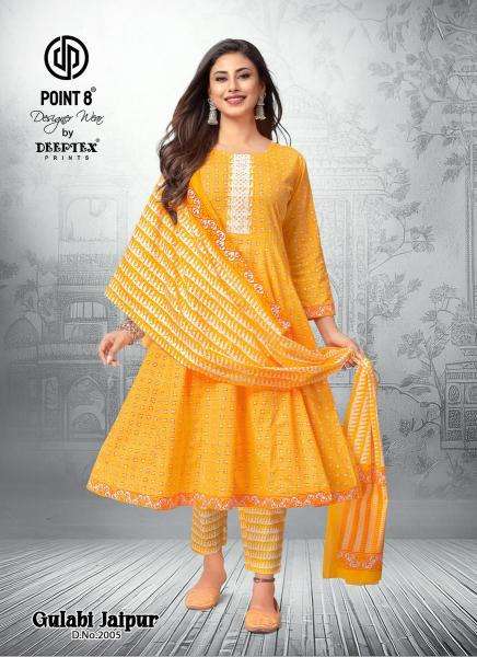 Deeptex Gulabi Jaipur Vol-2 Kurti Exporters in Ahmedabad