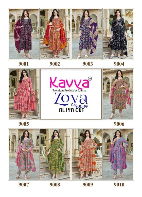 Kavya Zoya Vol 9 Casual Kurti manufacturers in Gujarat