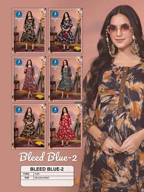 Kaya Bleed blue Vol 2 Wholesale Kurti Supplier in Gujarat