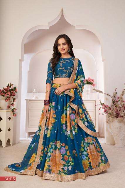 LOTUS VOL - 1 6005 RAMA lehenga Choli  manufacturer in Kolkata