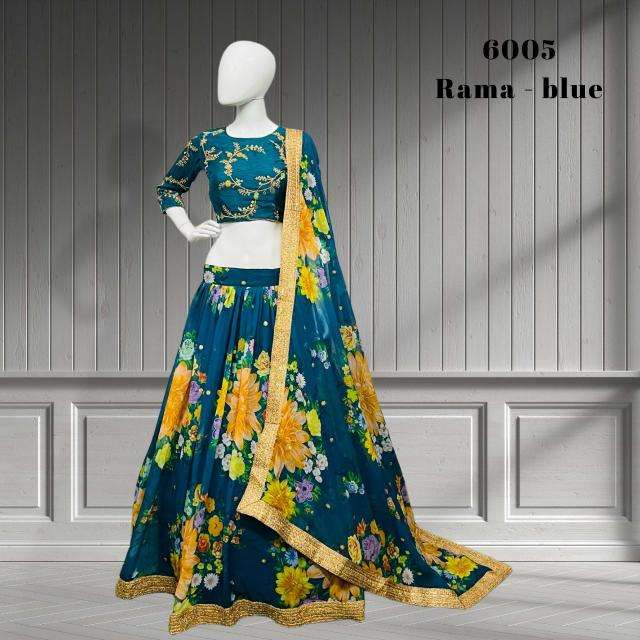 LOTUS VOL - 1 6005 RAMA lehenga Choli  manufacturer in Kolkata