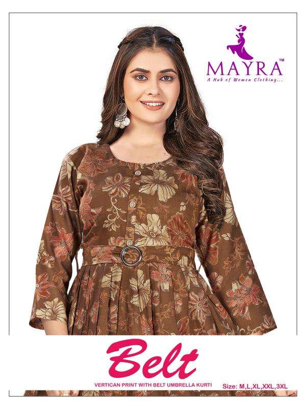 Mayra Belt Kurti wholesale market in Surat