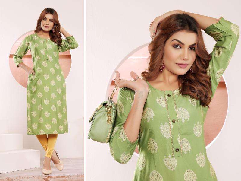 Moksh International Star Vol 2 Kurti exporters in Gujarat