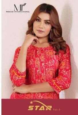 Moksh International Star Vol 3 Kurti dealers in Hyderabad