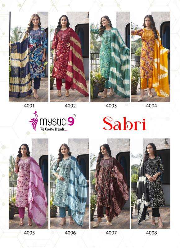 Mystic9 Sabri Vol-4 Surat Kurti wholesale suppliers