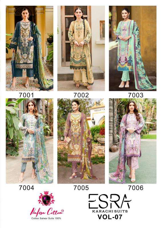 Nafisa Esra Karachi VOL- 07 Bulk salwar kameez suppliers in Mumbai