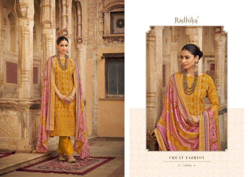 Radhika Sumyra Bandhej Dress material suppliers in Mumbai