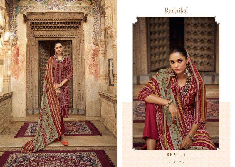 Radhika Sumyra Bandhej Dress material suppliers in Mumbai