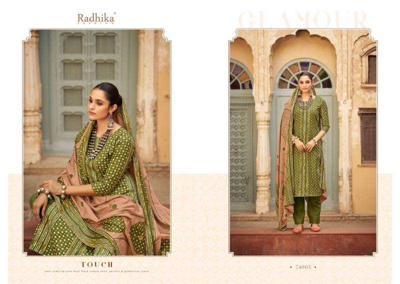 Radhika Sumyra Bandhej Dress material suppliers in Mumbai