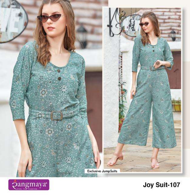 Rangmaya Joy suit Western Jum Suit wholesale suppliers