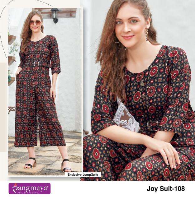 Rangmaya Joy suit Western Jum Suit wholesale suppliers