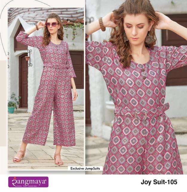 Rangmaya Joy suit Western Jum Suit wholesale suppliers