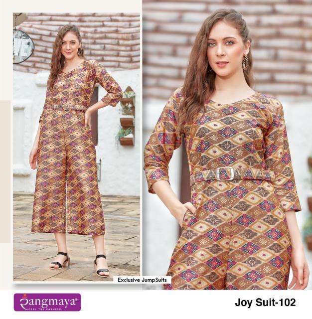 Rangmaya Joy suit Western Jum Suit wholesale suppliers