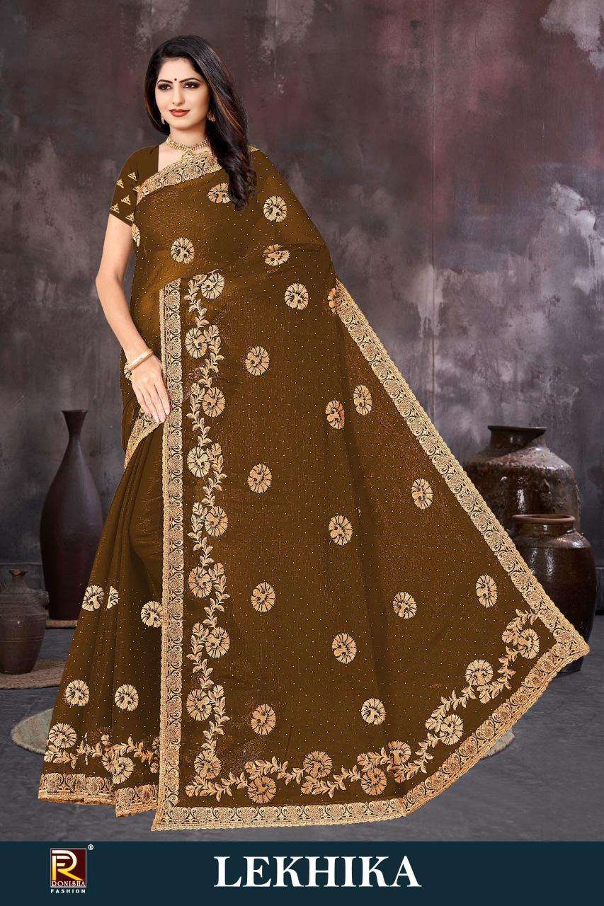 Ronisha Lekhika Wholesale saree market in Ahmedabad