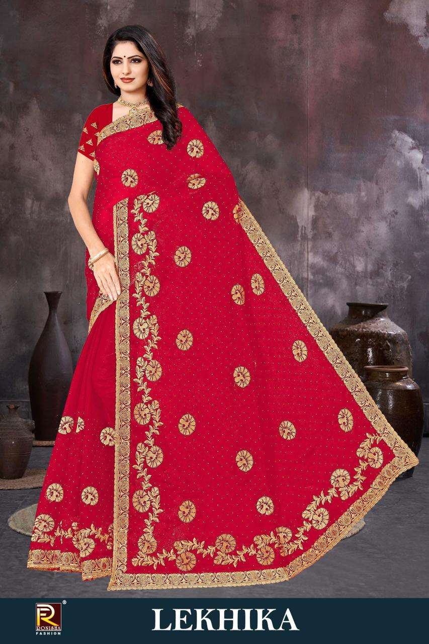 Ronisha Lekhika Wholesale saree market in Ahmedabad