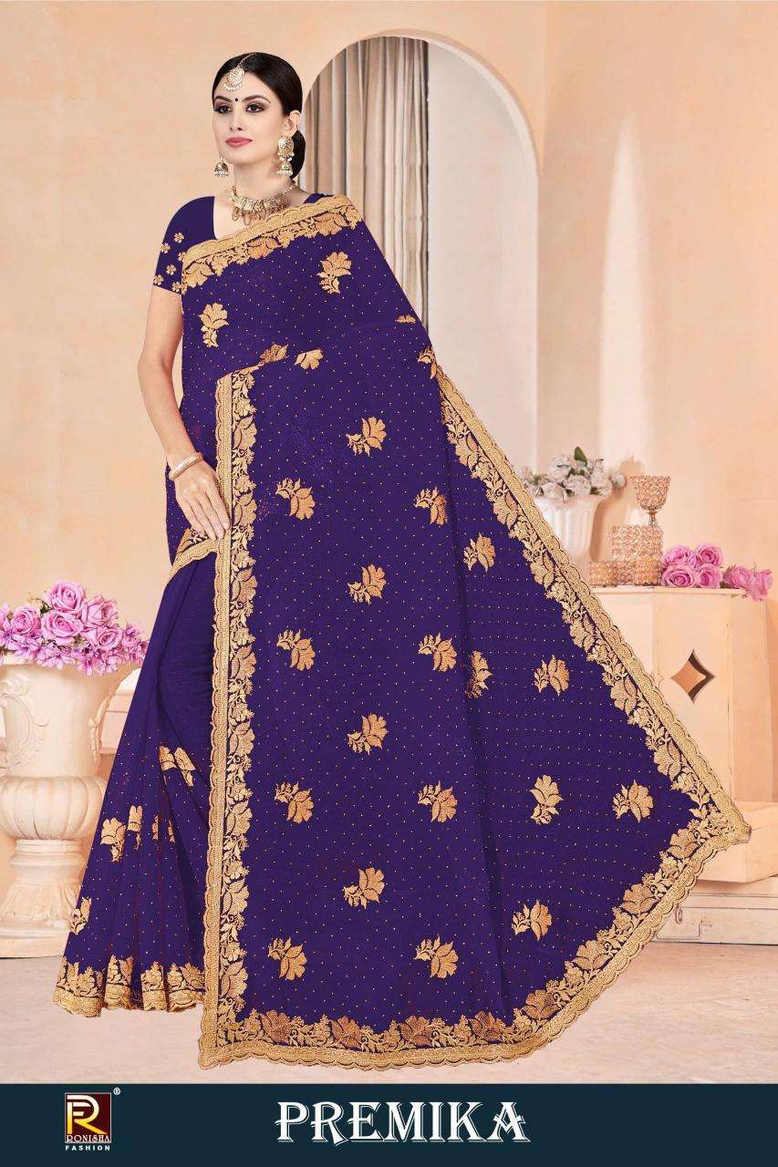 Ronisha Premika Designer sarees in bulk