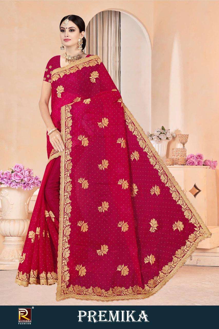 Ronisha Premika Designer sarees in bulk