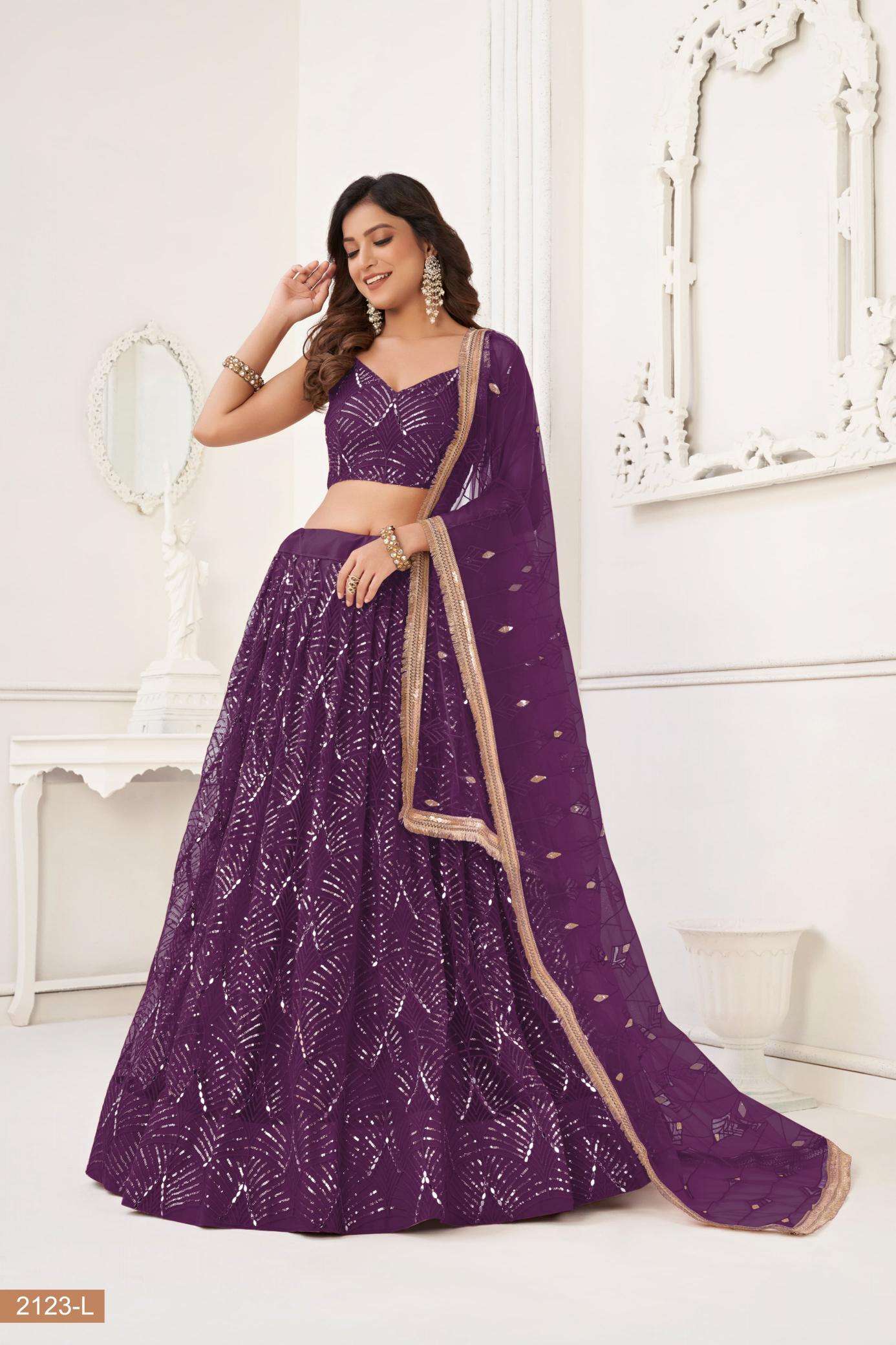 Sabella 2123 JKLMN lehenga Choli suppliers in Ahmedabad