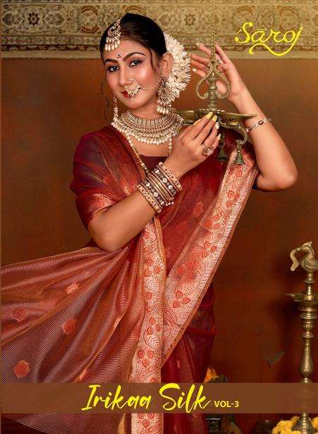 Saroj Irikaa silk vol.3 Saree Wholesale Market