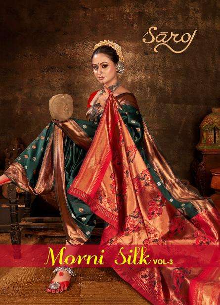 Saroj Morni silk vol.3 designer Sarees wholesale