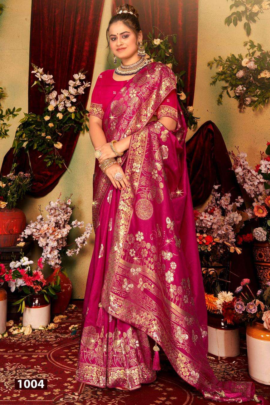 Saroj Nairaa Dola swarovski vol.2 Surat saree online shopping