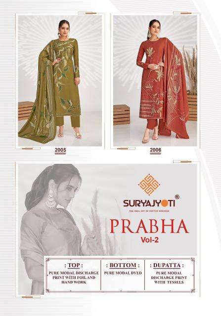 SuryaJyoti Prabha Vol-02 Bulk dress material suppliers