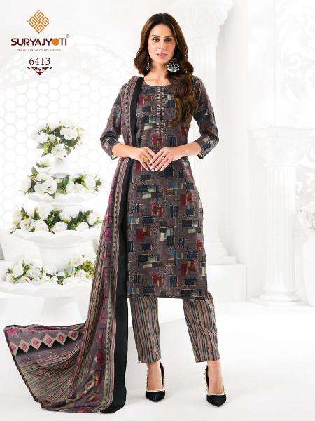 Suryajyoti Trendy Cotton Vol-64 Dress material shops in Surat