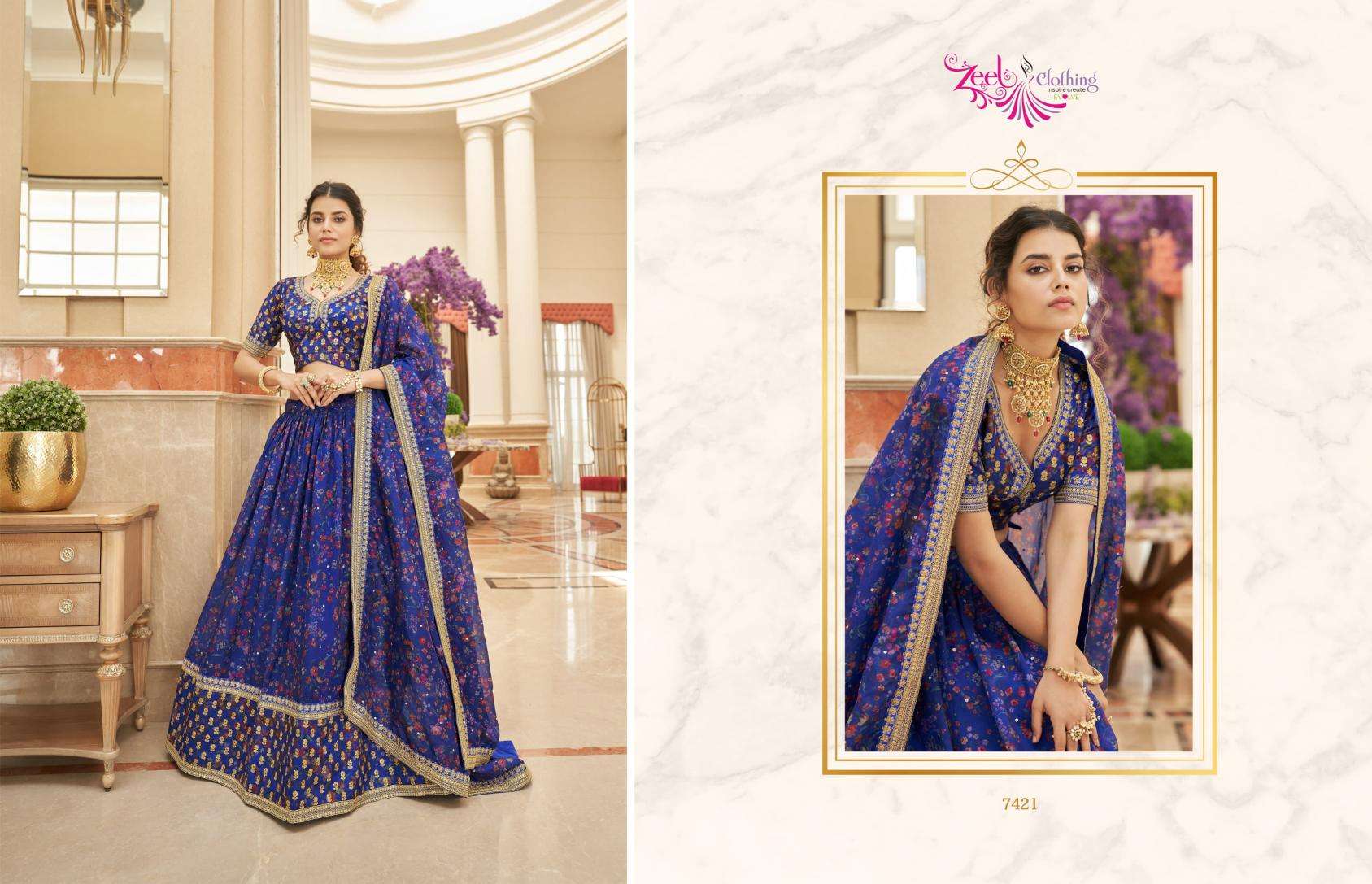 Zeel Cultural Vol 2 lehenga Choli distributors in ahmedabad