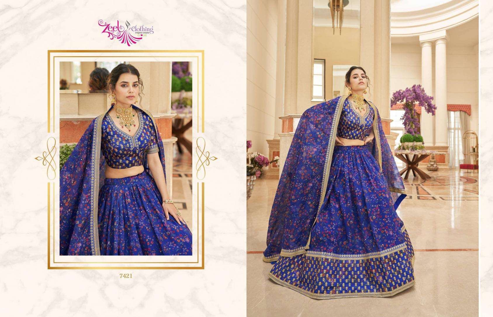 Zeel Cultural Vol 2 lehenga Choli distributors in ahmedabad