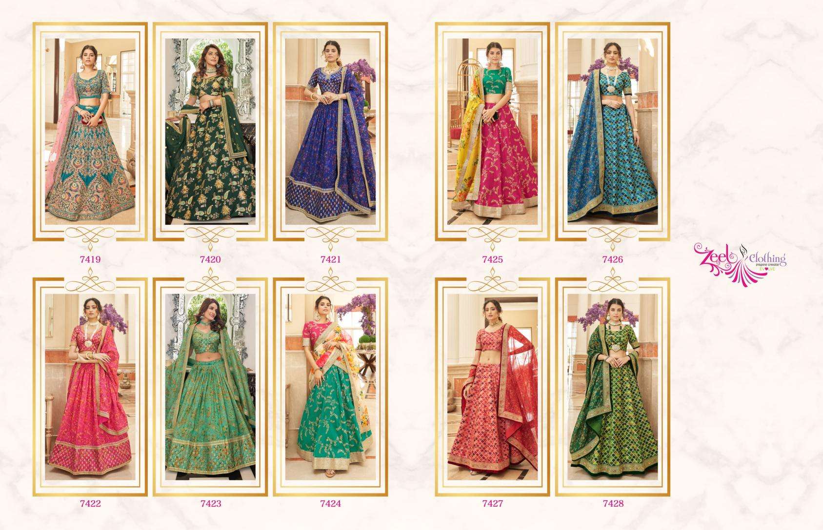 Zeel Cultural Vol 2 lehenga Choli distributors in ahmedabad