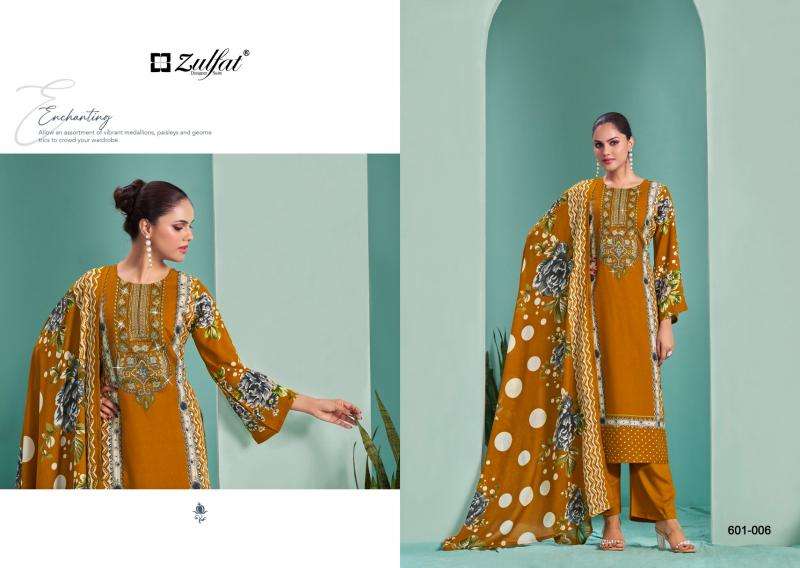 Zulfat Ruhani Designer dress material wholesalers