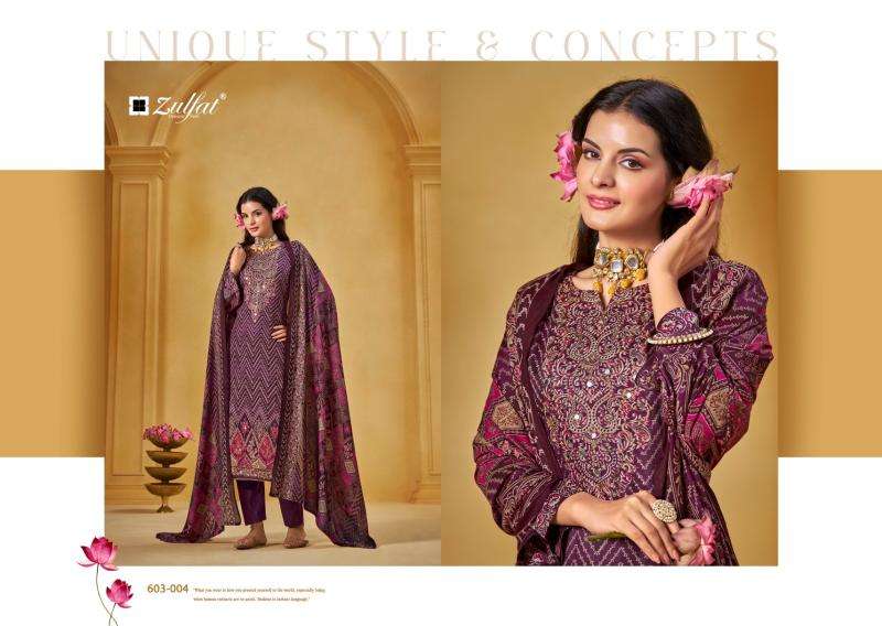  Zulfat Sajni Vol 3 Wholesale dress material suppliers in India