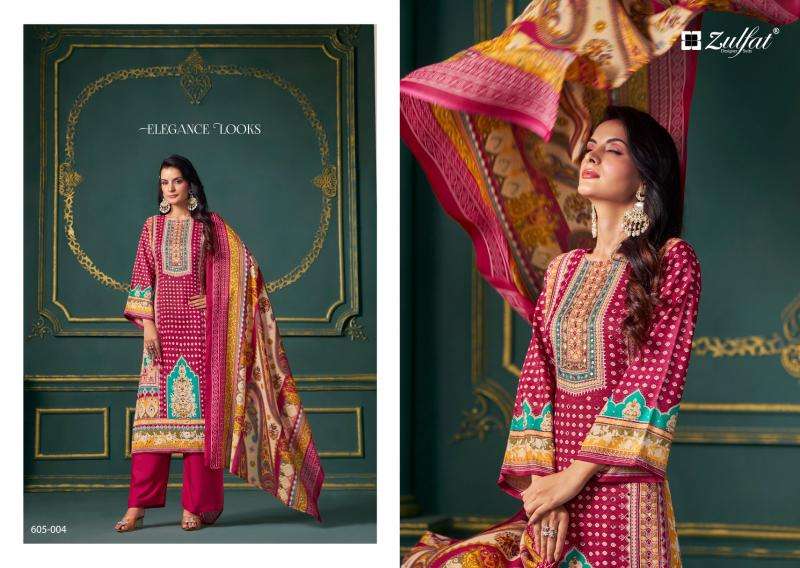 Zulfat Tisha Designer dress materials