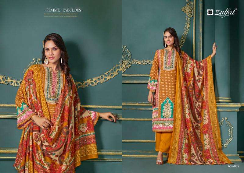 Zulfat Tisha Designer dress materials