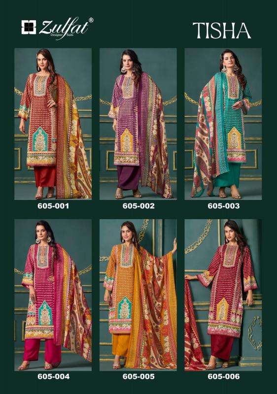 Zulfat Tisha Designer dress materials