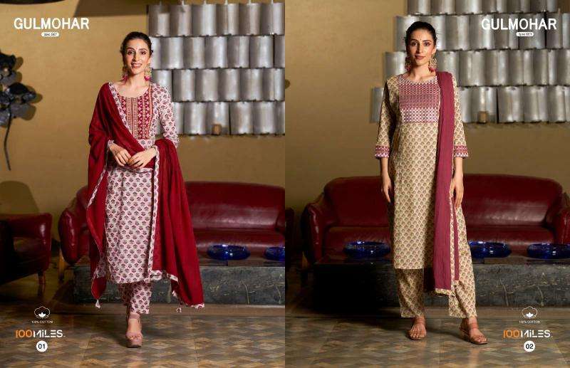 100 Miles Gulmohar Kurtis for ladies wholesale